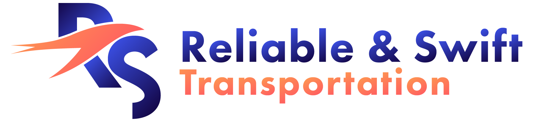 A green background with the words reliable transport written in blue and orange.